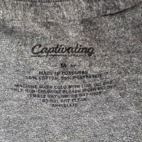 LSU Tigers Louisiana State University Gray Short Sleeve Graphic T-Shirt Size M - Picture 4 of 5